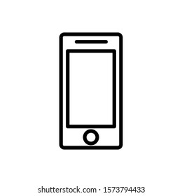 Mobile Phone icon vector illustration logo template for many purpose. Isolated on white background.