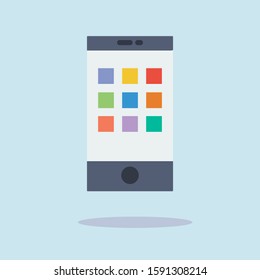 Mobile phone icon vector illustration