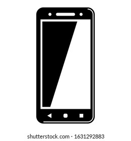 Mobile Phone icon vector illustration logo template. Smartphone symbol set A.