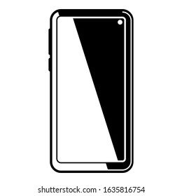 Mobile Phone icon vector illustration logo template. Smartphone symbol set D.