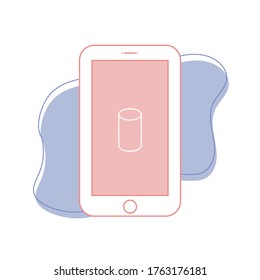 Mobile Phone Icon vector Illustration