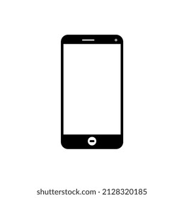 mobile phone icon vector illustration, black base color, perfect for icons, mascots, logos, etc