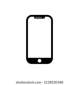 ilustración vectorial de icono de teléfono móvil, color base negro, perfecto para iconos, mascotas, logotipos, etc