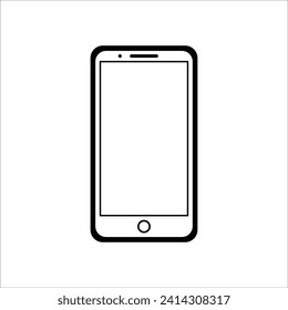 Mobile phone icon vector illustration logo design