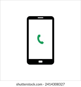 Mobile phone icon vector illustration logo design