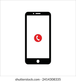 Mobile phone icon vector illustration logo design