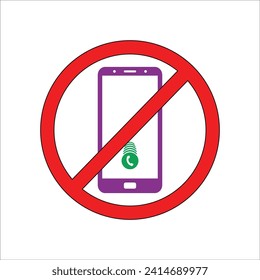 Mobile phone icon vector illustration logo design