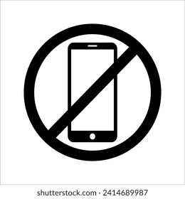 Mobile phone icon vector illustration logo design