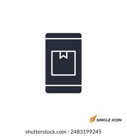 Mobile Phone icon vector illustration. Mobile Phone symbol isolated on white background.