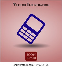 Ilustración vectorial de icono de teléfono móvil