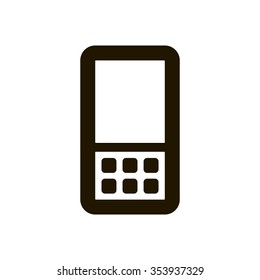 Mobile Phone icon, vector illustration. Flat design  