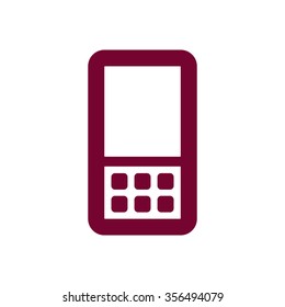 Mobile Phone  icon, vector illustration. Flat design  