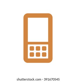 Mobile Phone  icon, vector illustration. Flat design style