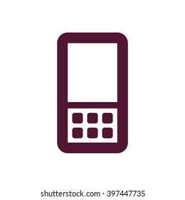 Mobile Phone  icon, vector illustration. Flat design style