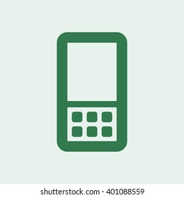 Mobile Phone  icon, vector illustration. Flat design style