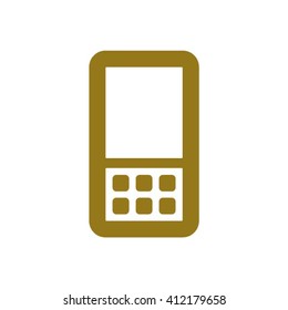 Mobile Phone  icon, vector illustration. Flat design style