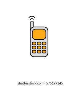 Mobile phone icon. Vector illustration