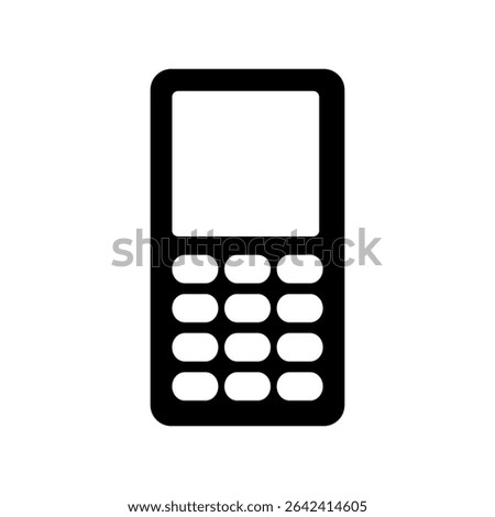 Mobile phone icon. Vector illustration.