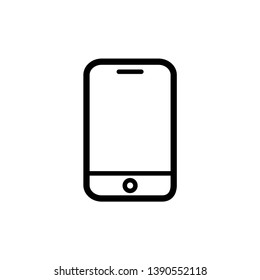 Mobile phone icon vector modern