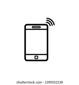 Mobile phone icon vector modern