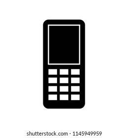 Mobile phone icon vector icon. Simple element illustration. Mobile phone symbol design. Can be used for web and mobile.