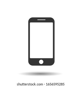 Mobile Phone Icon Vector. Simple Flat Symbol. Perfect Llustration