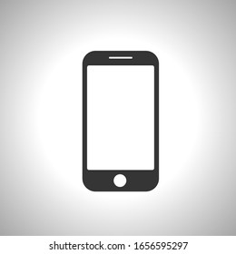 Mobile phone Icon vector. Simple flat symbol. Perfect llustration