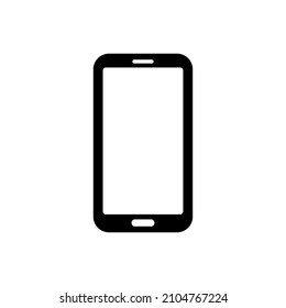 vector de icono de teléfono móvil. símbolo vector de smartphone para diseño gráfico