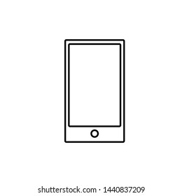 mobile phone icon vector symbol gadget communication lcd eps symbol