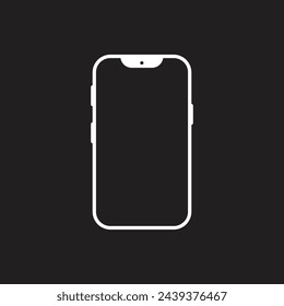mobile phone icon vector template illustration logo design