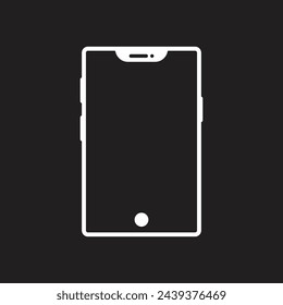 mobile phone icon vector template illustration logo design