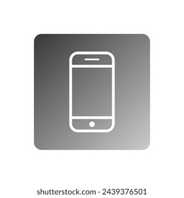 mobile phone icon vector template illustration logo design