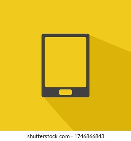 mobile phone icon vector. ui phone icon