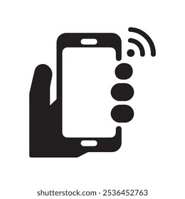 Mobile phone icon for web design and mobile concepts. vector illustration