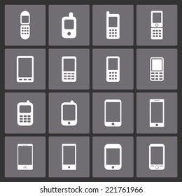 Mobile phone icons