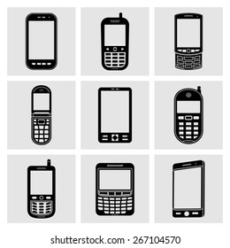 Mobile phone icons