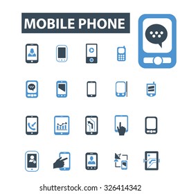 mobile phone icons