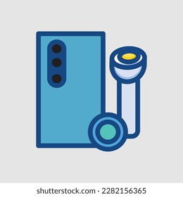 Mobile phone icons that tell about technology