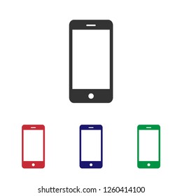 Mobile phone icon.Smartphone vector sign.Cell phone symbol.Communication illustration for graphic design, web and mobile platforms.