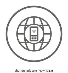 Mobile Phone  icon,vector.