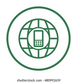 Mobile Phone  icon,vector.