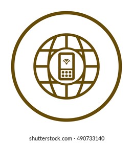 Mobile Phone  icon,vector.