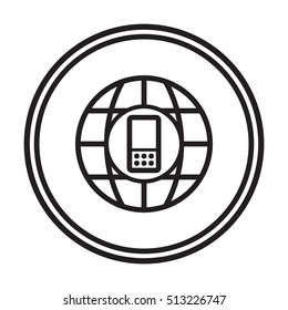 Mobile Phone  icon,vector.