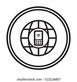 Mobile Phone  icon,vector.