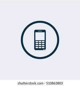 Mobile phone Icon.Vector illustration