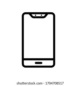 Mobile phone icon,vector illustration. Flat design style. vector mobile phone icon illustration isolated on White background, mobile phone icon Eps10. mobile phone icons graphic design vector symbols.