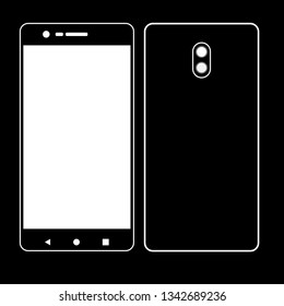 Mobile phone illustration
