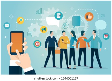 mobile phone illustration