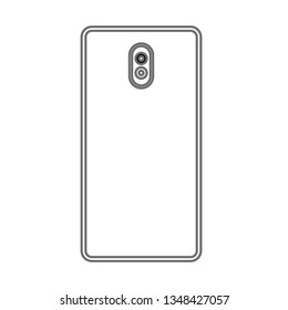 Mobile phone illustration