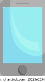Mobile phone, illustration, vector on white background.